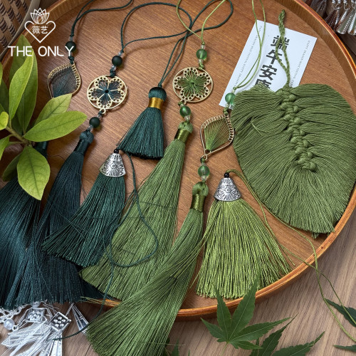 端午节绿色系流苏艾草菖蒲花束