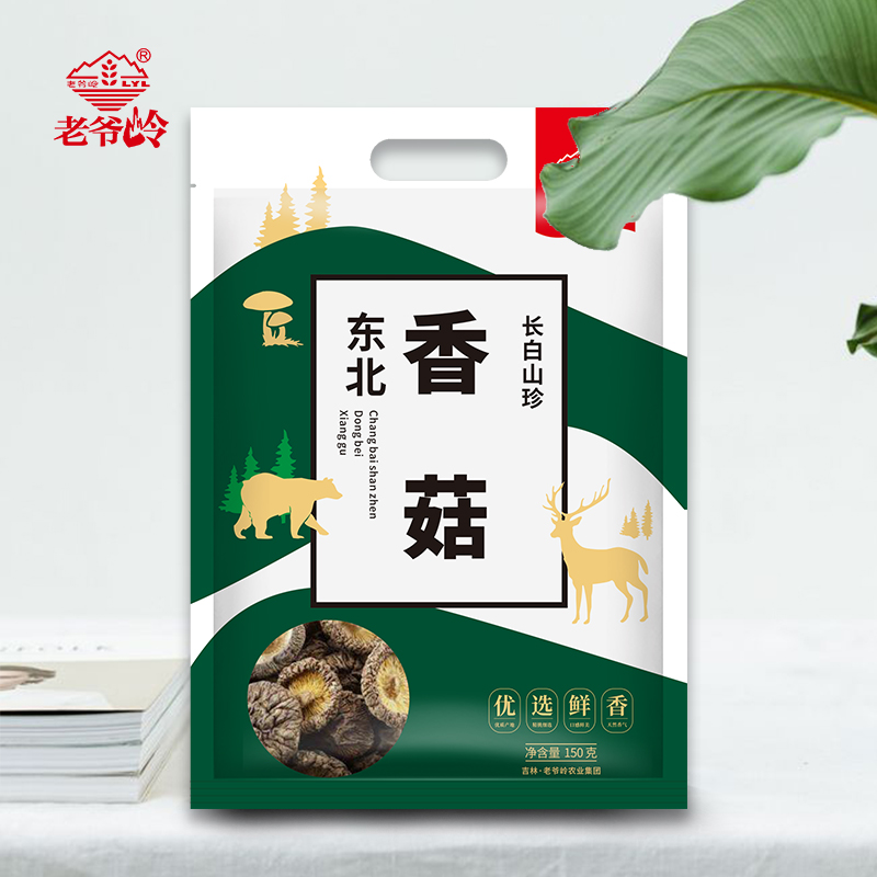 老爷岭香菇150g当季新蘑菇长白山珍东北干货无干燥剂