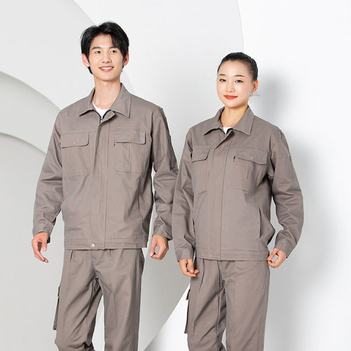纯棉工作服套装男劳保服春秋加厚电焊服防烫耐磨建筑工地工装工程