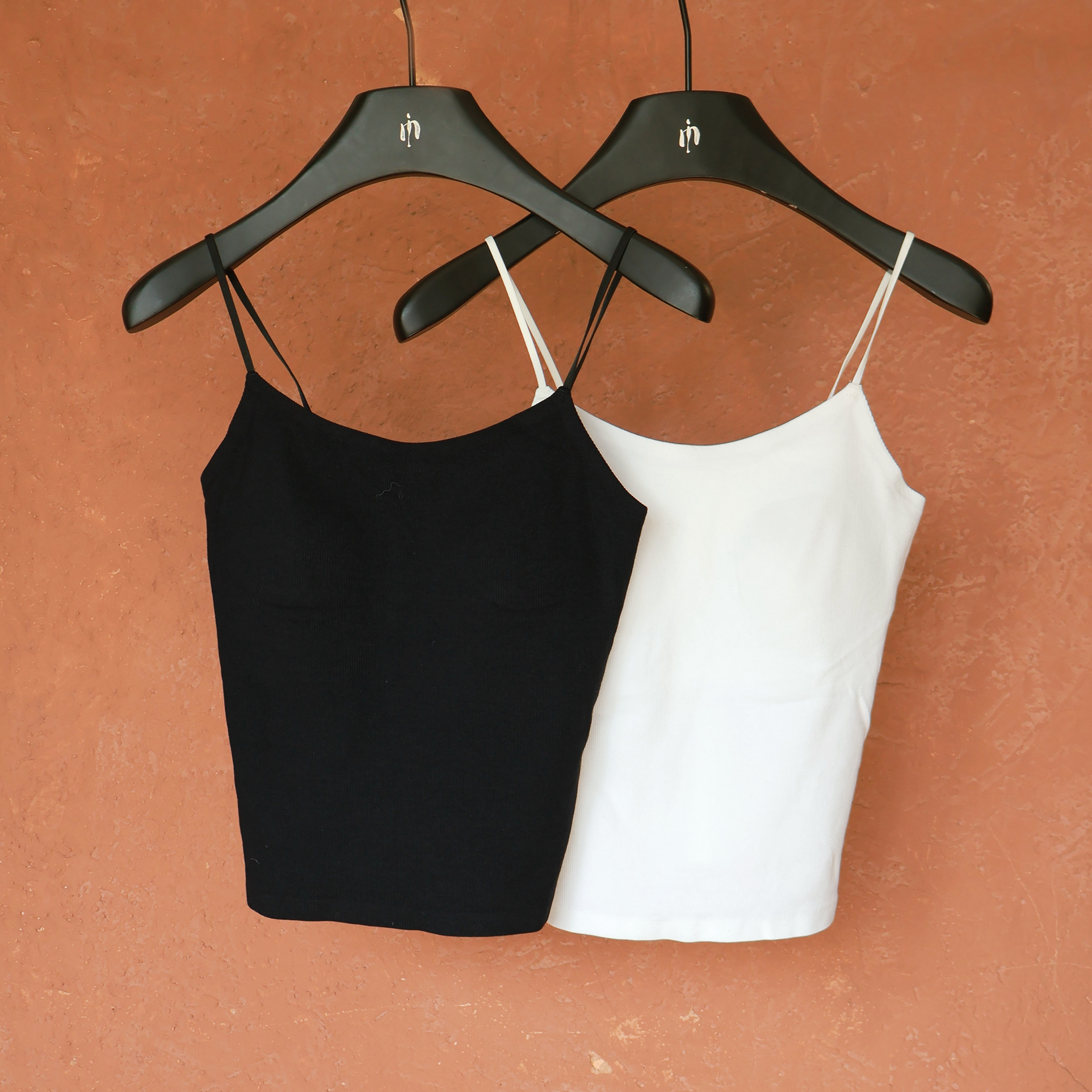 IMMUNO壹糯 美背带胸垫小背心内搭露背吊带上衣