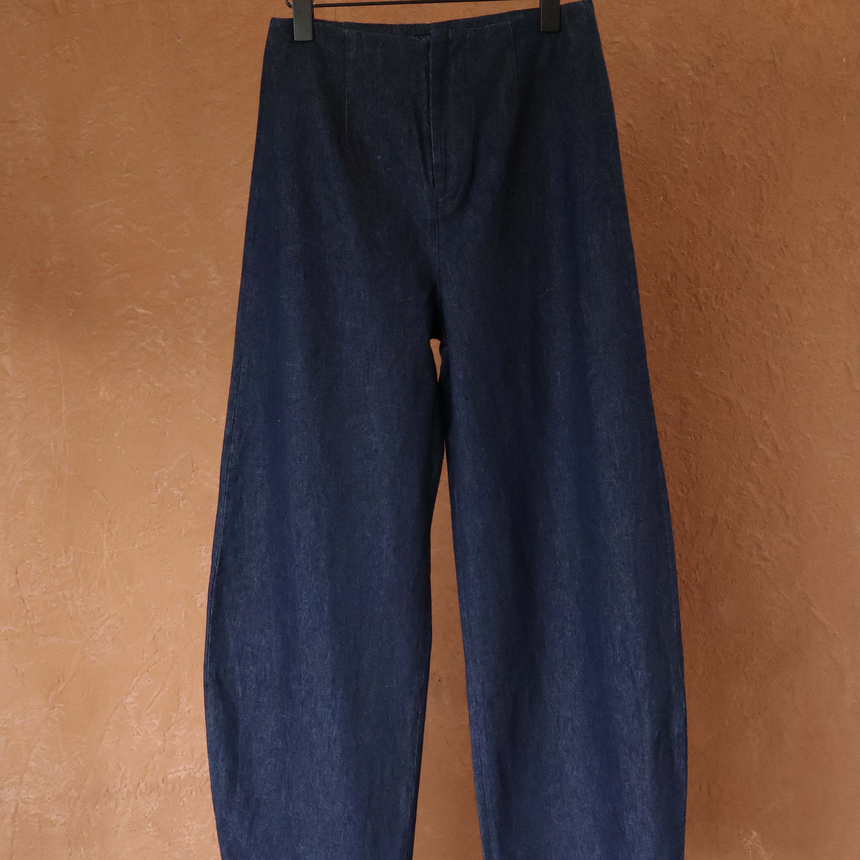 IMMUNO壹糯 2025百搭新款纯棉高腰显瘦茧型阔腿裤牛仔长裤