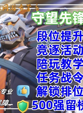 守望先锋代练ow2活动战令代打上分排位竞技定级陪玩教学国服竞逐