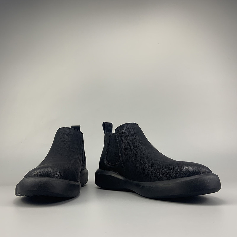 VALUE FOR MONEY LEAK FOREIGN TRADE LEATHER MARTIN BOOTS MENS BRITISH RETRO TREND SLEEVE CHELSEA BOOTS AUTUMN AND WINTER CARGO BOOTS