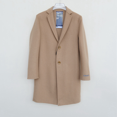 拉夏商场撤柜正品羊毛双面呢大衣