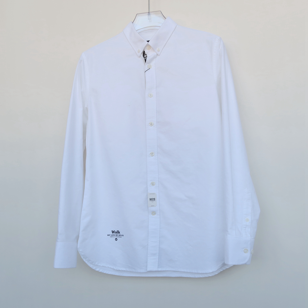 正品断码纯棉厚柔长袖衬衫拉夏