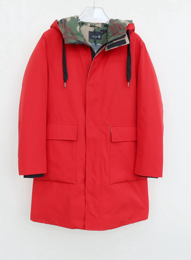 拉PT系列/S撤柜大牌男装高级商务休闲厚柔保暖羽绒服2A2620红色