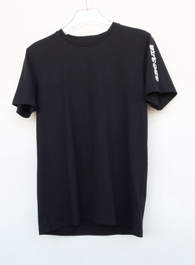 拉PT系列S/M/L专柜男装夏新潮高支纯棉圆领短袖T恤2A2495黑色