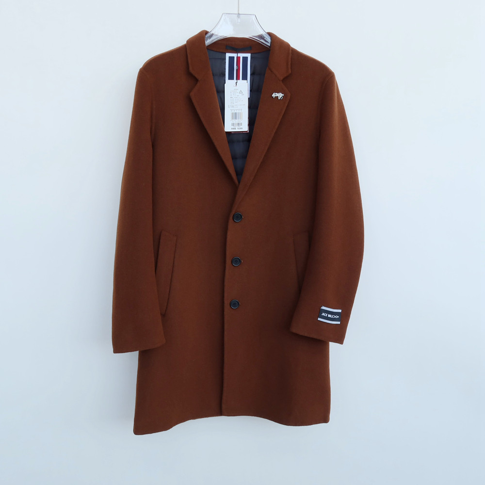 拉夏JW系列撤柜正品男装冬商务高级羊毛双面呢棉衣大衣2A3739咖啡,男装,毛呢大衣,淘宝优惠券,粉丝福利购,淘宝优惠卷