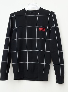 拉JW系列165/88A冬专柜男装厚糯圆领针织衫毛衣2A3810混色