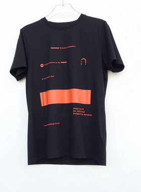 拉PT系列S/M/L专柜男装 夏高级纯棉时尚圆领短袖T恤2A2384黑色