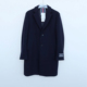 拉夏JW系专柜撤柜男装 冬商务高级厚柔羊毛呢西装 短大衣2A3733藏青