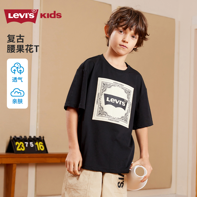 儿童短袖Levi’s/李维斯腰果花