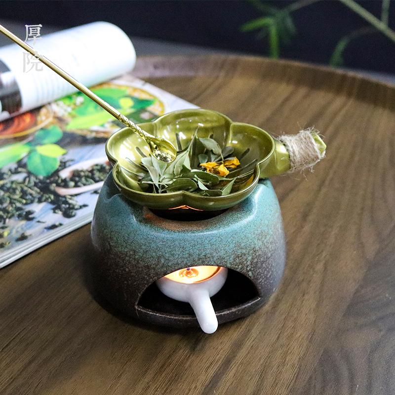 厚院【官梅】銅提香器香粉香薰陶瓷蠟燭加熱溫茶烤茶爐精油擴香器
