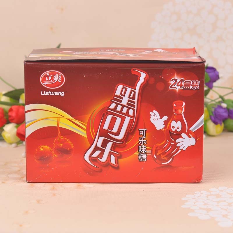 立爽黑可乐味糖坚实压片型糖果儿童趣味休闲儿时童年回忆小零食品