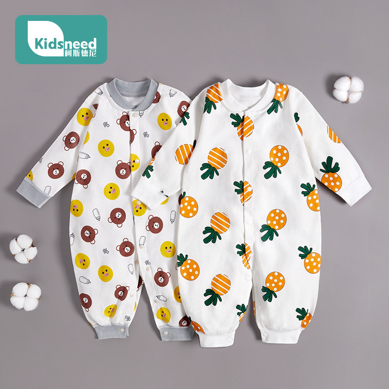 婴儿连体衣纯棉长袖睡衣新生儿衣服春秋冬套装初生男宝宝哈衣爬服,童装/婴儿装/亲子装,连身衣/爬服/哈衣,淘宝优惠券,粉丝福利购,淘宝优惠卷