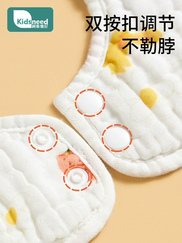 Детский хлопковый нагрудник для новорожденных, водонепроницаемый слюнявчик, шарф для девочек для мальчиков