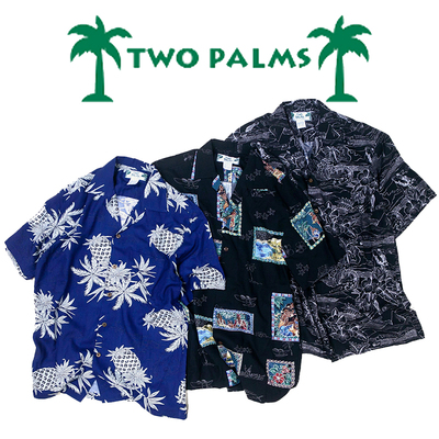 TwoPalms人造丝夏威夷衬衫