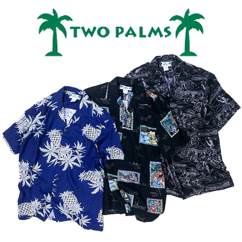 TwoPalms人造丝夏威夷衬衫