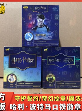 卡游 哈利波特徽章系列马口铁吧唧盲盒正版电影周边收藏谷子胸章