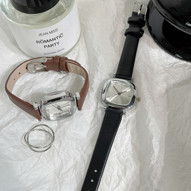 韩国小众时尚学生女士简约手表