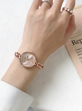 手链手表女ins风小巧气质简约学生韩版时尚百搭复古小表盘链条表