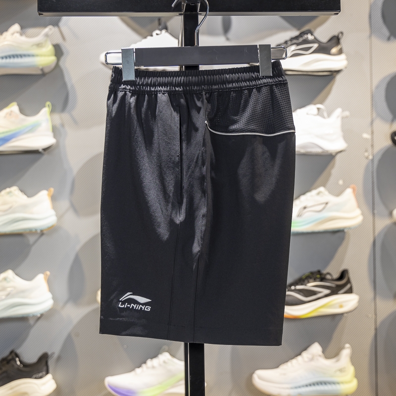 李宁男子短裤速干凉爽比赛裤