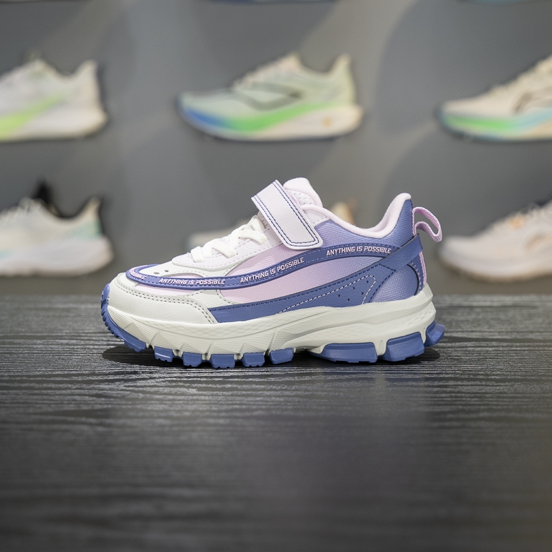 李宁冬季加绒保暖童休闲鞋