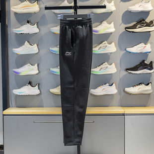 CBA篮球系列直筒加绒保暖运动裤 新品 AKLV361 2025冬季 李宁男子卫裤