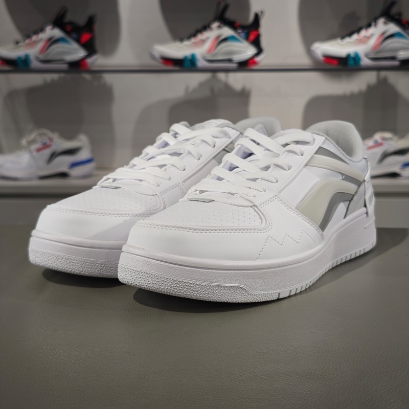 李宁男子秋季运动鞋低帮时尚舒适经典休闲鞋小白鞋板鞋AGCQ307,运动鞋new,运动休闲鞋,淘宝优惠券,粉丝福利购,淘宝优惠卷