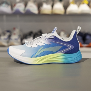 飞云男女大童轻便回弹运动鞋 新款 YKFV048 2025春季 李宁儿童跑步鞋