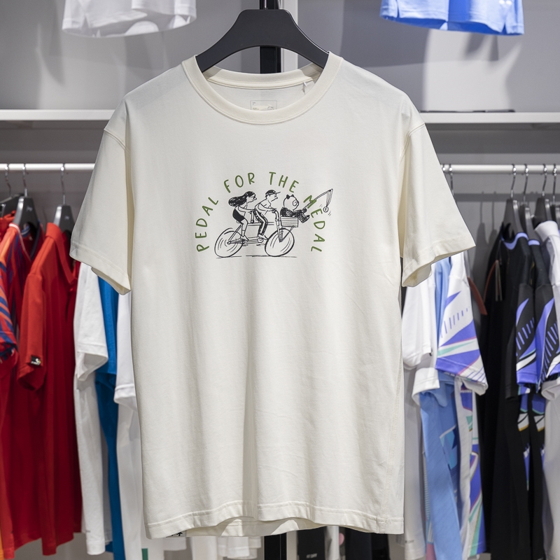 李宁短袖男子吸湿排汗T恤