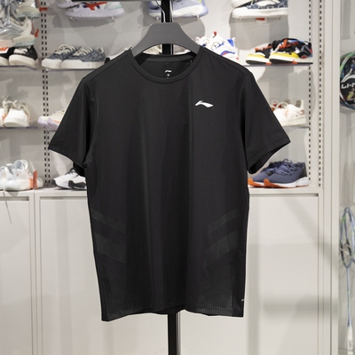 李宁短袖男子冰感舒适短袖T恤