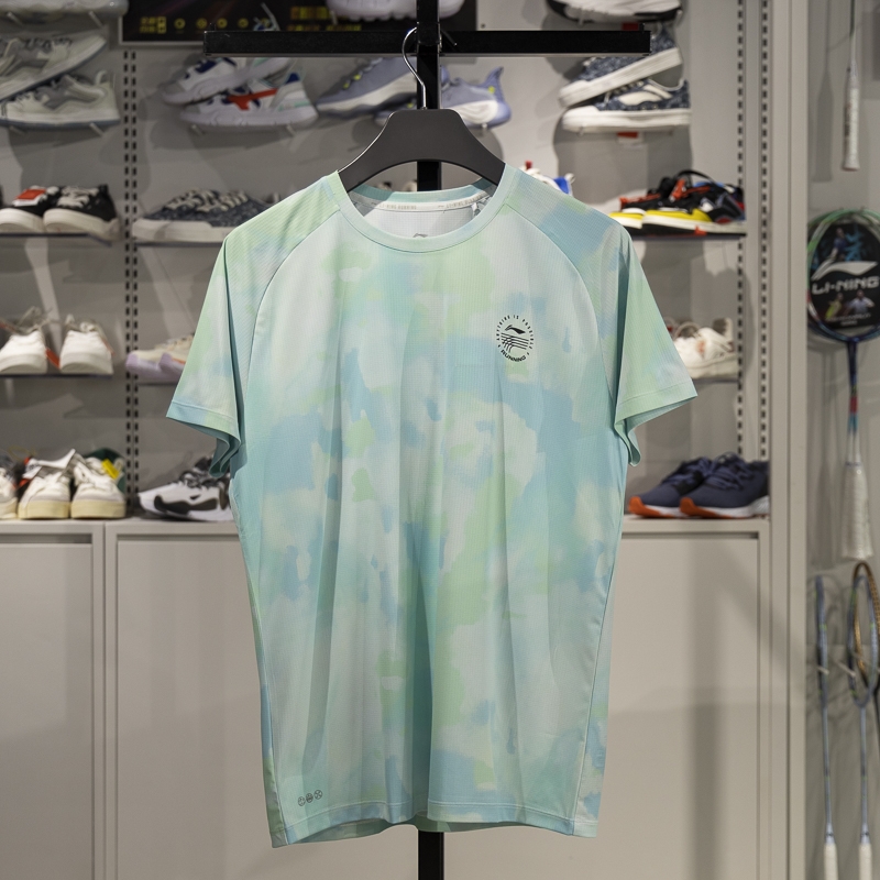 李宁短袖男子速干凉爽短袖T恤