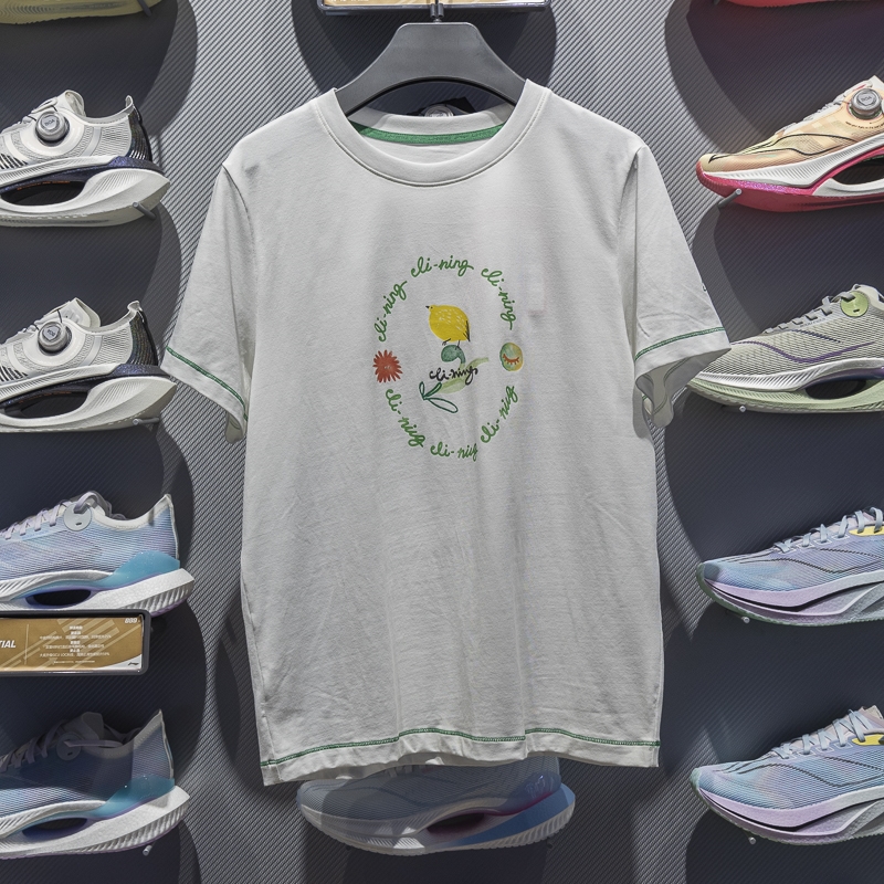 李宁短袖女子宽松舒适T恤