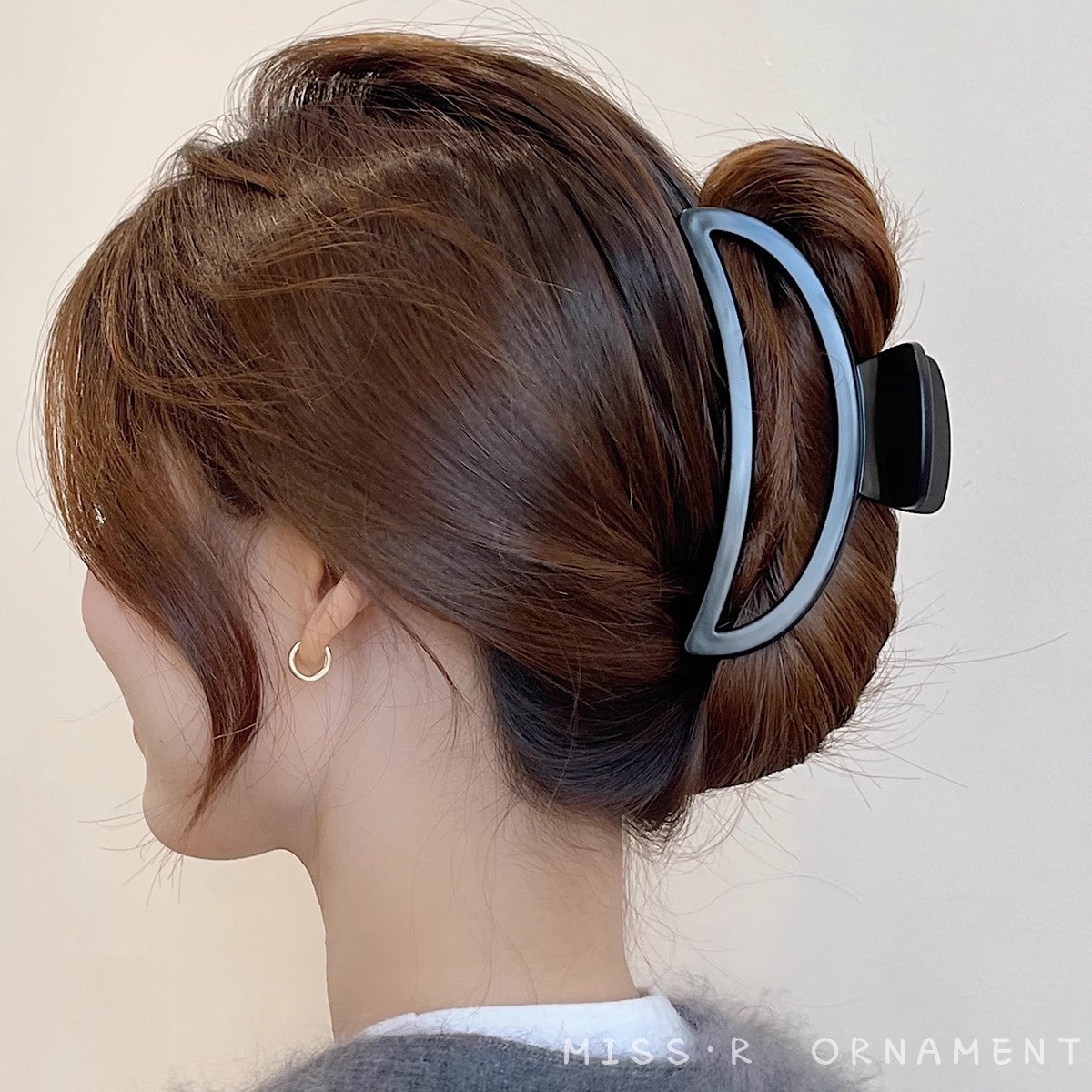 半月形大号抓夹2023新款鲨鱼夹