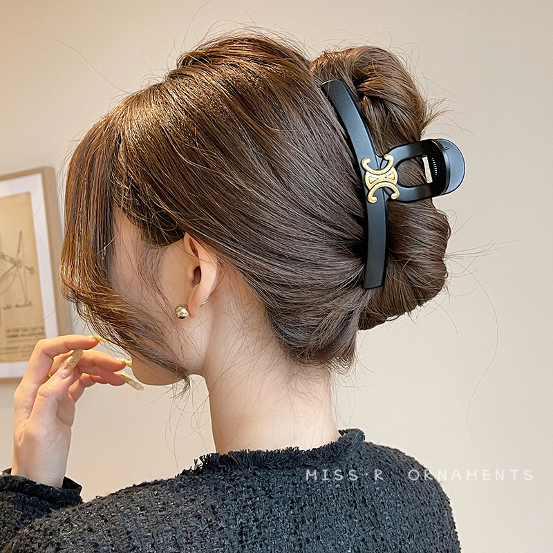 高级感大号抓夹金属标鲨鱼夹