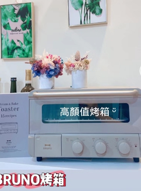 BRUNO电烤箱10L烘焙专用迷你小型蒸烤箱家用空气炸锅微波炉一体机