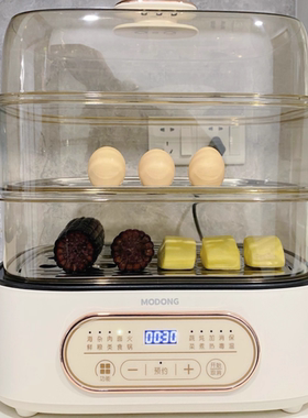 摩动MD-ZG2603-D电蒸锅家用蒸炖煮一体小型多功能蒸汽锅大容量