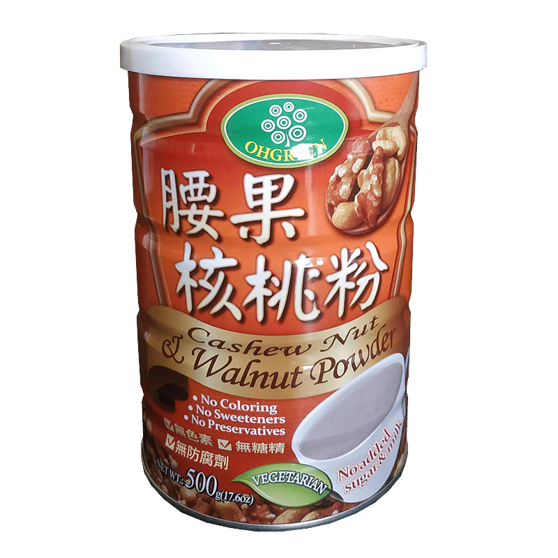 欧谷林腰果核桃粉台湾原装进口低温烘焙健康食补早餐代餐冲泡熟粉