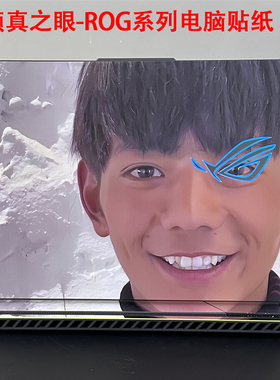 适用rog魔霸9枪神6 7 8 9Plus 超竞版丁真贴纸G634电脑834贴纸