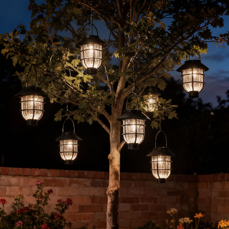 太阳能装饰氛围灯小夜灯挂灯吊灯手提灯庭院阳台布置草坪灯复古