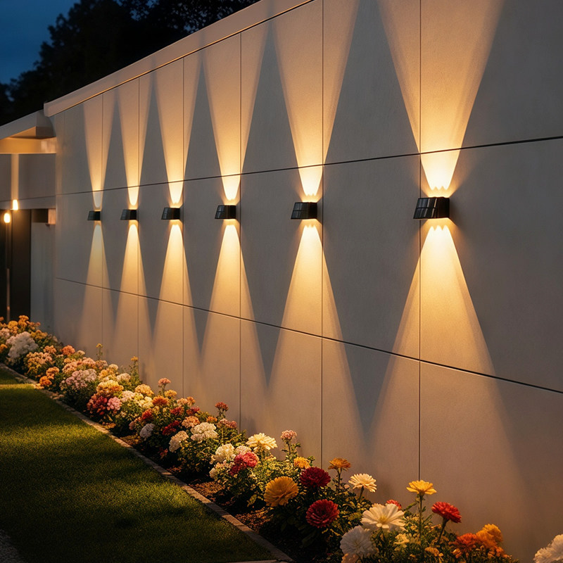 太阳能洗墙灯户外防水别墅花园装饰射灯室外墙壁灯新款庭院围墙灯,家装灯饰光源,户外壁灯,淘宝优惠券,粉丝福利购,淘宝优惠卷