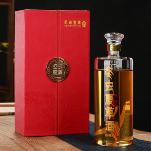 加厚冬虫夏草酒瓶空瓶密封泡酒玻璃瓶虫草泡酒专用酒瓶高档礼盒