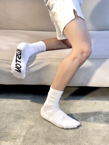 纯棉加厚毛巾底长白袜中筒运动吸汗男篮球袜实战包裹舒适袜kocean