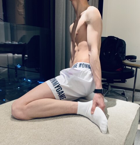 低帮字母air百搭条纹纯白中筒