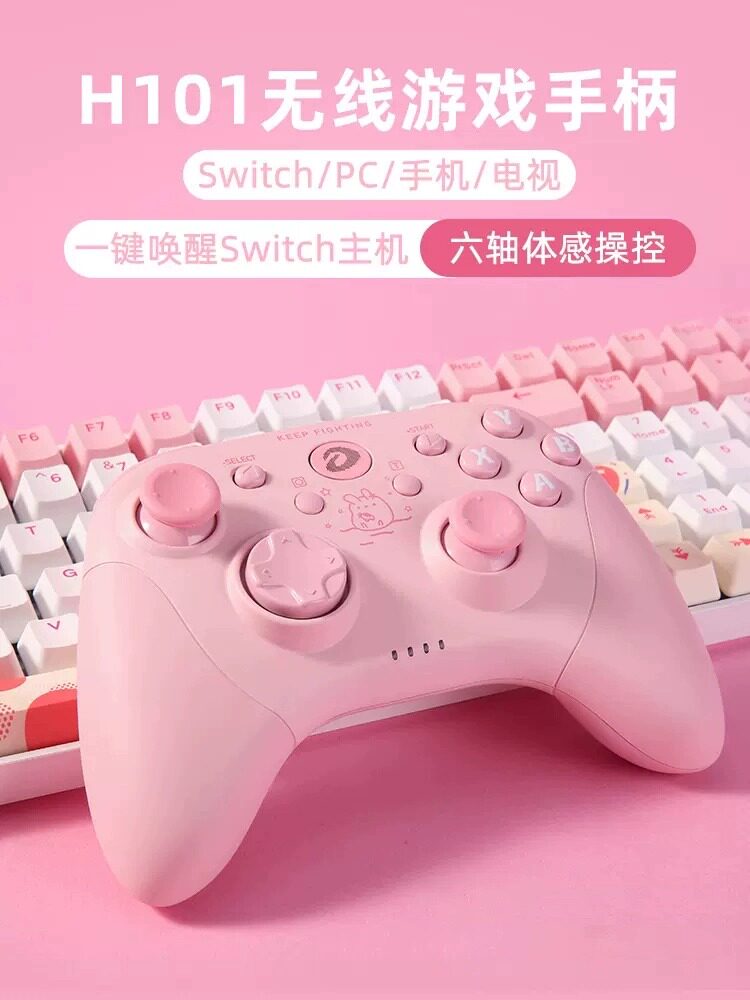 达尔优h101无线游戏手柄pc电脑版电视特斯拉USB有线NBA2k22双人成