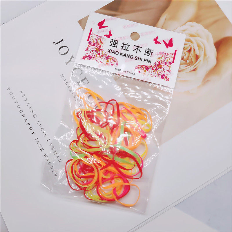 基础儿童糖果色TPU强拉不断扎发