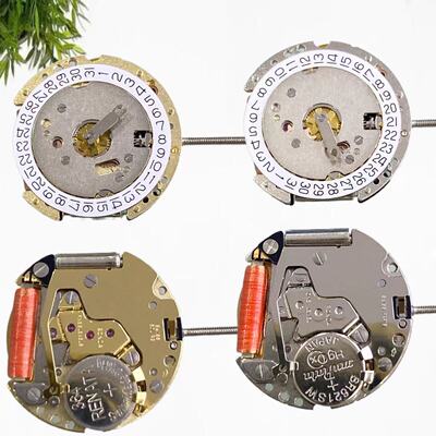 手表配件零件石英机芯  774 金机白机   三点位六点位 朗达