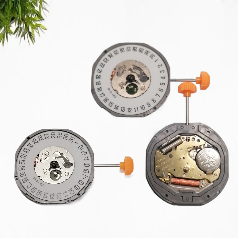 手表机芯配件 美优达原装库存美优达 1M12 石英机芯 男士单日历