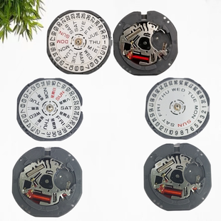 雙歷機(jī)芯 手表機(jī)芯配件 全新石英機(jī)芯 VJ33機(jī)芯 三針 VJ33B機(jī)芯